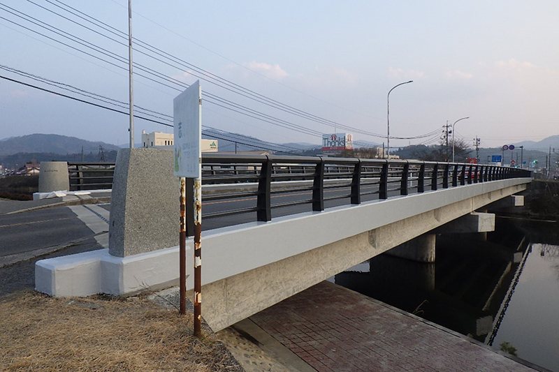 令和6年度:一般国道261号道路災害防除工事(新大橋・橋梁補修)R7.3月完成