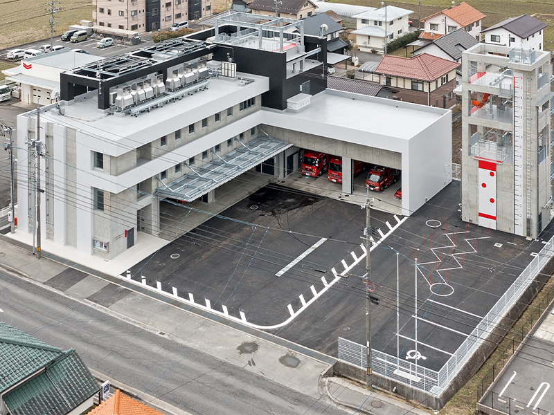 北広島町消防本部・本署庁舎整備工事(砂原・竹下JV) R7.3月完成